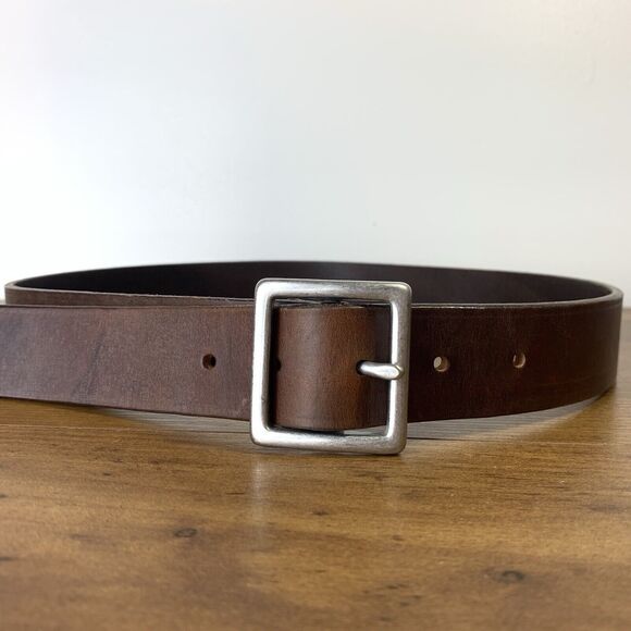 Banana Republic Other - Banana Republic Brown Italian Leather Belt Made in England Size 34
